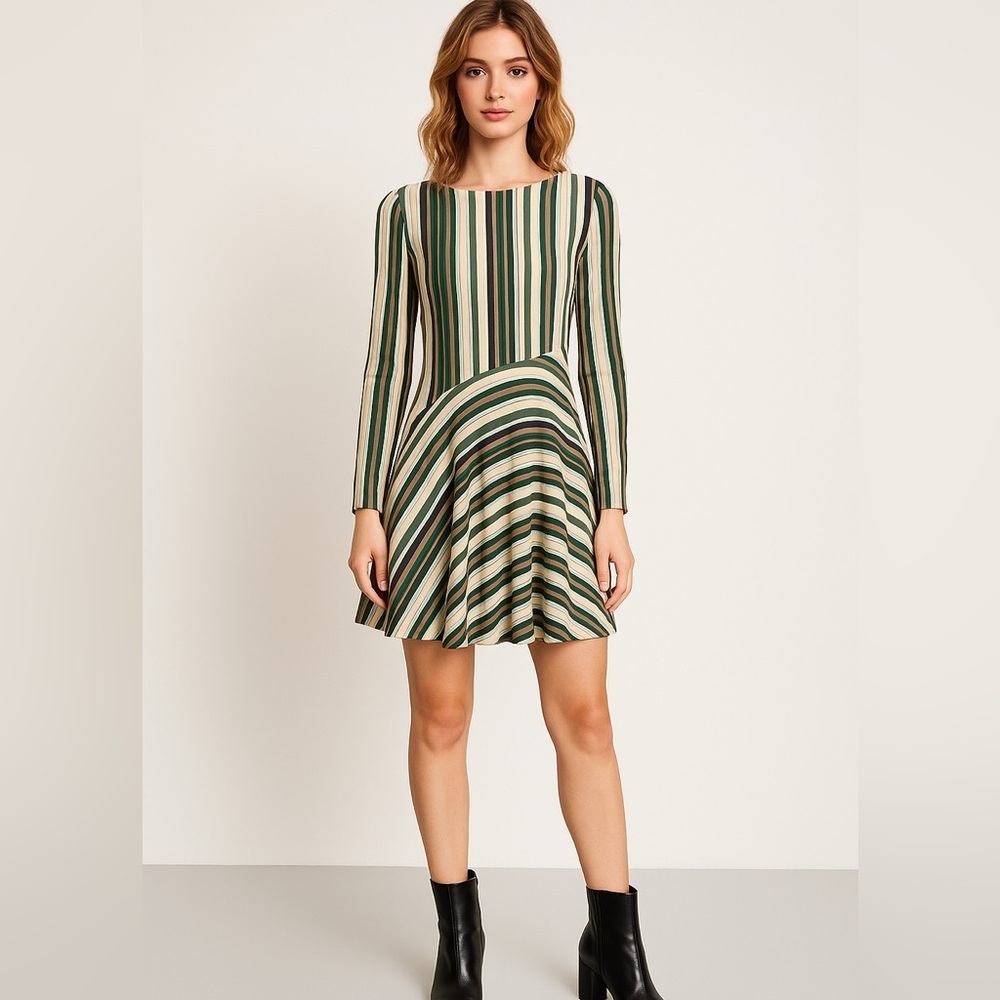 BCBGeneration NWT Asymmetrical drop waist Handkerchief Dress Small Punk Bohemian
